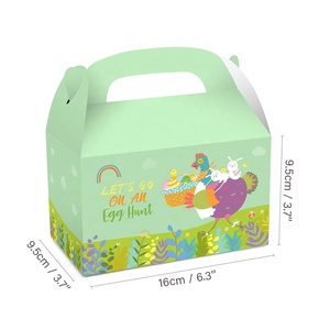 DAMAI <b>Easter</b> Egg Paper Box for Kids <b>Gift</b> 12PCS/<b>Bag</b> Kids Party Favors <b>Bag</b> for Cookie Packing Paper Bunny Portable <b>Gift</b> - Product Image 6