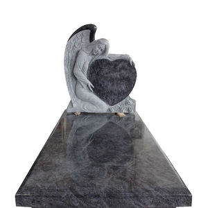 Pierres tombales modernes en marbre naturel faites à la main pour cimetière d'église en extérieur - Product Image 3