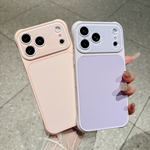 เคสโทรศัพท์แบบมินิมอลสัมผัสนุ่ม สำหรับ iPhone 17 16 15 14 13 Pro Max สีพื้น พร้อม Airbag - Product Image 2