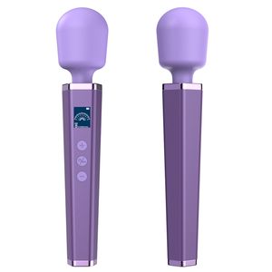 JoyPark - Vibrador Mágico <span class=keywords><strong>Personal</strong></span> de Lujo con Pantalla LCD de 8 Velocidades, Estimulador Potente para Clítoris y Vagina, Juguete Sexual para Mujeres, Varita de Masaje Eléctrica - Product Image 1