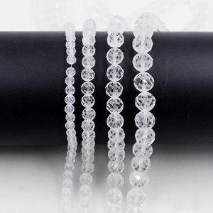 Perline in Cristallo per Creazione di Gioielli, Perle Rotonde Satinate per Collane, Bracciali, Orecchini, Ciondoli, Accessori Fai-da-Te, 5 Fili/Lotto - Product Image 5