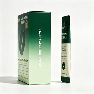 Poudre Oxydante des Graisses Café Vert (50% CA) 800mg + Thé Vert (50% EGCG) 200mg + L-Carnitine 1000mg, Stimule la Combustion des Graisses - Product Image 2