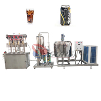 Ligne de production d'eau gazeuse de petite capacité, machine à eau gazeuse, ligne de production de boissons gazeuses, prix