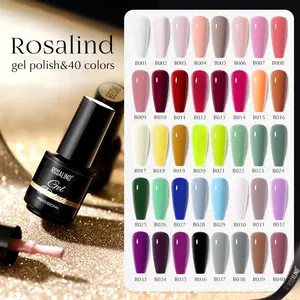 ROSALIND-Vernis à Ongles en Gel Semi-Permanent, Couleur Nude/Rose, Marque Privée UV, Longue Durée, à Bas Prix