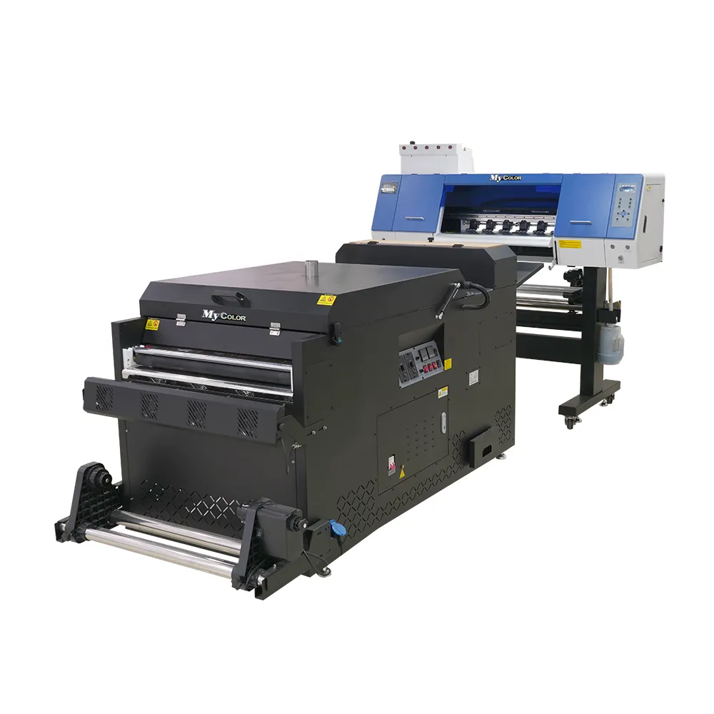 2 teste 4 teste i3200 dtf pellicola per animali domestici trasferimento di calore t-shirt macchina da stampa 60cm DTF stampante con inchiostro bianco