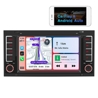 Sistema multimedia para coche con pantalla IPS, CarPlay inalámbrico, Android Auto, WiFi, pantalla táctil Touareg de 7 pulgadas, estéreo para coche Android VW