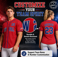 Uniforme de baseball respirant sublimé |   Ensembles d'équipe personnalisés avec logo |   Options de tailles plus grandes |   Conception gratuite, faible MOQ