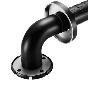 Barre d'appui noire pour salle de bain, capacité de charge de 200 kg, poignée antidérapante pour toilettes, pour personnes âgées et handicapées, style moderne - Product Image 4