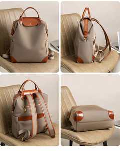2026 New Trendy High Quality Denim <b>Backpack</b> Commuting <b>Laptop</b> Bag Lightweight Large-Capacity Polyester Lining Business Travel Bag - Product Image 4