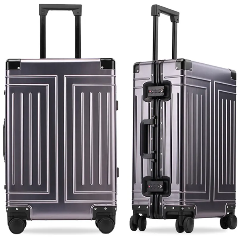 फैक्टरी थोक एल्यूमीनियम 20 "फैशन सामान एबीएस बड़ा लाइन छोटे बच्चों को सामान ट्रॉली यात्रा सूटकेस
