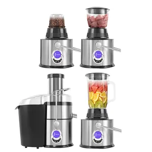 outai Stainless steel housing with safety switch 2017 electronics home appliances 4 in 1 juicer extractor from Zhongshan factory