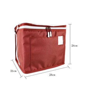 Sac à déjeuner isotherme imperméable en polyester bleu avec fermeture éclair de style japonais, motif de dessin animé personnalisé, nouvelle mode, sac isotherme - Product Image 2
