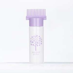 Bouteille d'huile de cheveux nus Offre Spéciale avec peigne personnalisé 6 <span class=keywords><strong>oz</strong></span> 100 ml 180 ml peigne bouchon de bouteille peigne de racine - Product Image 3