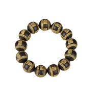 Bracelet Pixiu 108 perles, breloque Ping An, style néo-chinois, bijou de main unisexe