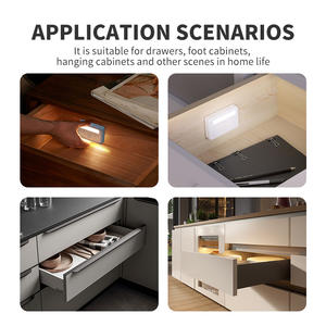 Luz de <span class=keywords><strong>armario</strong></span> con detección de imán, luz de <span class=keywords><strong>armario</strong></span> con pilas, para <span class=keywords><strong>armario</strong></span>, cocina, sótano, <span class=keywords><strong>maletero</strong></span>, estante de despensa - Product Image 4
