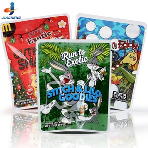 <strong>Custom</strong> Printed Resealable Cali Packs Exotic Smell Proof Stand up Pouch 8th 3.5g 35 7g 1oz 1lb 4x5 3.5 Mylar Bags With My logo - Product Image 1