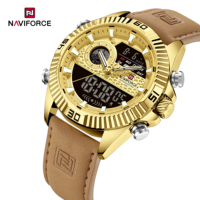 Montre à quartz lumineuse originale 9262L de luxe populaire en gros, montre numérique LCD pour hommes, design unique, montre de travail