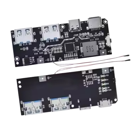 22.5W Power Bank Circuit Board DIY Motherboard 5-port Bidirectional Fast Charging Mobile Power Module Material QC4+PD3.0