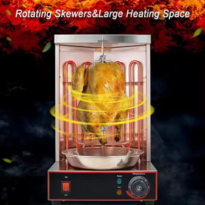 XEOLEO Elektrische 2-Brenner Döner Kebab Maschine Kommerzieller Schawarma Grill Mini Schawarma Kebab Maschinen - Product Image 3