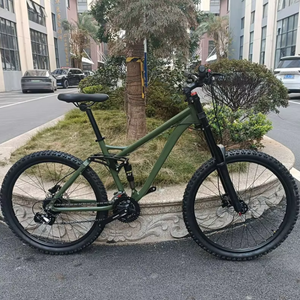 Vélo de montagne en aluminium à suspension souple avec frein à disque, fourche avant Fox tout-terrain pour adultes, course et usage urbain, Zxc-212 Aluminium Allo - Product Image 2