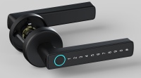 Serrure de porte électronique Wintek avec clavier tactile et fonction intelligente-Lecteur d'empreintes digitales