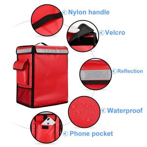 Wholesale Large Polyester Thermal <b>Bags</b> Delivery New Advanced Waterproof Insulated <b>20L</b> Eco-Friendly Motorcycle Food Backpack - Product Image 4