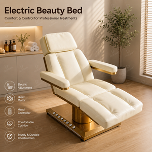Cama <span class=keywords><strong>de</strong></span> Masaje Eléctrica Moderna Reclinable DN Spa Center para Salón <span class=keywords><strong>de</strong></span> <span class=keywords><strong>Belleza</strong></span> <span class=keywords><strong>y</strong></span> Spa con Funciones Ajustables - Product Image 2