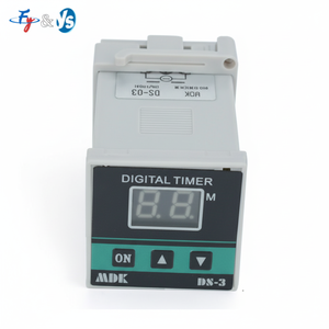 Minuteur numérique ADK DS-3 10A à commande tactile, compte à rebours de 120 minutes, interrupteur de minuterie de cuisine, design carré en plastique, utilisation facile - Product Image 1