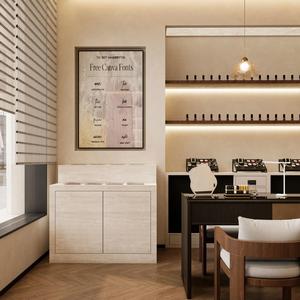 Tủ trưng bày mỹ phẩm, salon nail thiết kế riêng, có đèn LED, kệ treo tường cho cửa hàng làm đẹp - Product Image 1