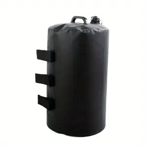 Factory Customized Durable Reusable Collapsible 20L 25 Liters PVC Canopy Round Water Weight Ballast Bag for Tent