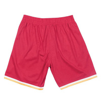 Shorts de basket-ball d'été respirants pour hommes avec logo personnalisé, shorts de sport en maille polyester avec poches et logo.