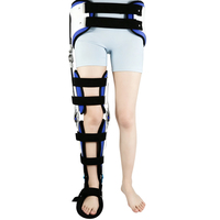 Attelle orthopédique réglable Hkafo pour la hanche, le genou, la cheville et le pied, pour la rééducation orthopédique des membres inférieurs