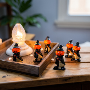 Juguetes <span class=keywords><strong>de</strong></span> cuerda andantes <span class=keywords><strong>de</strong></span> Halloween: Hombre Calabaza/Secador <span class=keywords><strong>de</strong></span> Almas/<span class=keywords><strong>Calavera</strong></span> en Ataúd, con luz, para decoración <span class=keywords><strong>de</strong></span> fiestas y hogar - Product Image 4