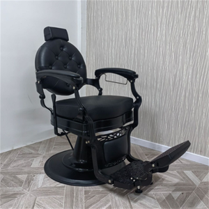 Meilleures ventes <span class=keywords><strong>de</strong></span> mobilier <span class=keywords><strong>de</strong></span> salon <span class=keywords><strong>de</strong></span> beauté haut <span class=keywords><strong>de</strong></span> gamme, fauteuil <span class=keywords><strong>de</strong></span> <span class=keywords><strong>coiffeur</strong></span> rotatif à 360 degrés avec siège en cuir et pompe hydraulique pour hommes - Product Image 2
