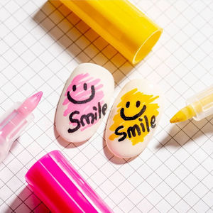Bonito bolígrafo de grafiti para uñas para niña, arte de uñas 3D, esmalte de Gel Diy, herramientas de manicura, bolígrafos de pintura - Product Image 6