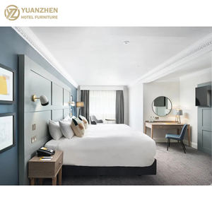 ชุดเฟอร์นิเจอร์ห้องนอนอพาร์ทเมนท์โรงแรมหรู 7 ดาว <span class=keywords><strong>Voco</strong></span> IHG  ไม้โอ๊คแท้ทันสมัย เป็นมิตรกับสิ่งแวดล้อม ปรับแต่งได้ สำหรับโครงการเชิงพาณิชย์ - Product Image 5