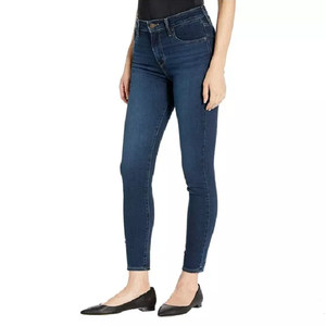 Meilleure vente, pantalon en jean pour femme, taille haute, couleur unie, 100% coton, taille plus, vêtements pour femmes - Product Image 5