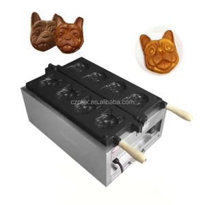 Creatore di <span class=keywords><strong>torte</strong></span> <span class=keywords><strong>per</strong></span> Waffle a forma di testa di cane animale antiaderente <span class=keywords><strong>per</strong></span> bambini e <span class=keywords><strong>adulti</strong></span> divertenti macchine <span class=keywords><strong>per</strong></span> la colazione con l'opzione regali - Product Image 5
