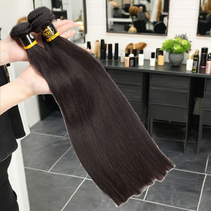 Cabello Humano Camboyano al por Mayor en Paquetes, 100% Remy, Cutícula Alineada, Doble Trama, Liso para Tejer y Trenzar - Product Image 2