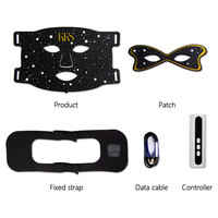 Masque de luminothérapie LED portable pour le visage en silicone KKS avec effet tenseur cutané et 7 couleurs pour usage commercial