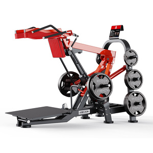 Máquina ajustable para sentadillas con pesas F5041, prensa de piernas de acero, entrenador de muslos para levantamiento de pesas, equipo de fitness. - Product Image 2