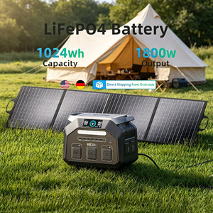 German Spot Emergency Power LiFePO4 Battery <b>solar</b> <b>generator</b> 1024wh sine wave 1.8kw portable power station with <b>solar</b> <b>panel</b> - Product Image 1