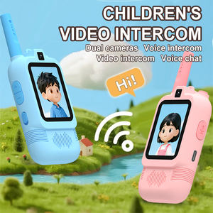2 Walkie Talkies HK200 para Niños con Cámaras Duales, Video Chat de 1280x720 a 30fps, Alcance Interior de 80M, Batería de 500-1000mAh, Intercomunicador de Juguete - Product Image 2