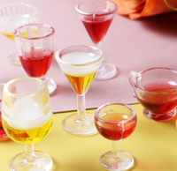 Modèle miniature de gobelet à vin pour maison de poupée, mini verre à vin en résine, artisanat pour enfants, jouets pour maison de jeu