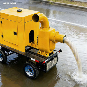 Camion-pompe à moteur diesel haute performance pour l'approvisionnement en eau urbain, débit 120-1200m/h, hauteur de refoulement 15-40m, OEM YDBZ250-500-20 120-1200m/h - Product Image 1