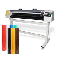 Traceur de découpe à marquage automatique CCD de 54 pouces (1380 mm) avec lame laser de 60 W, gravure laser, autocollant, matériau souple, moteur principal