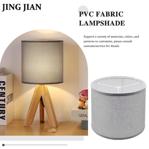 Bán buôn tùy chỉnh tự dính trắng vải PVC Đèn bóng râm ủng hộ hiện đại/mộc mạc/tối giản phong cách thiết kế - Product Image 2