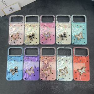 Coque de téléphone 3D papillon scintillant pour <span class=keywords><strong>Redmi</strong></span> <span class=keywords><strong>Note</strong></span> <span class=keywords><strong>12</strong></span> 13 Pro Plus, coque de protection brillante pour iPhone 13 15 Pro Max 6,7 pouces, mignonne - Product Image 1