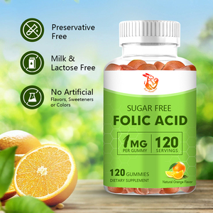 Gomitas de Ácido Fólico Sin Azúcar de Alta Calidad, Nutriente Esencial para Mujeres, Refuerza el Sistema Inmunológico, Ayuda a Mantener el Bienestar Emocional - Product Image 6