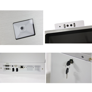 Tầng thường vụ 15.6 inch Tích hợp phần mềm tự dịch vụ <span class=keywords><strong>kiosk</strong></span> PoE Android <span class=keywords><strong>kiosk</strong></span> thanh toán với mã QR Máy quét máy ảnh - Product Image 2